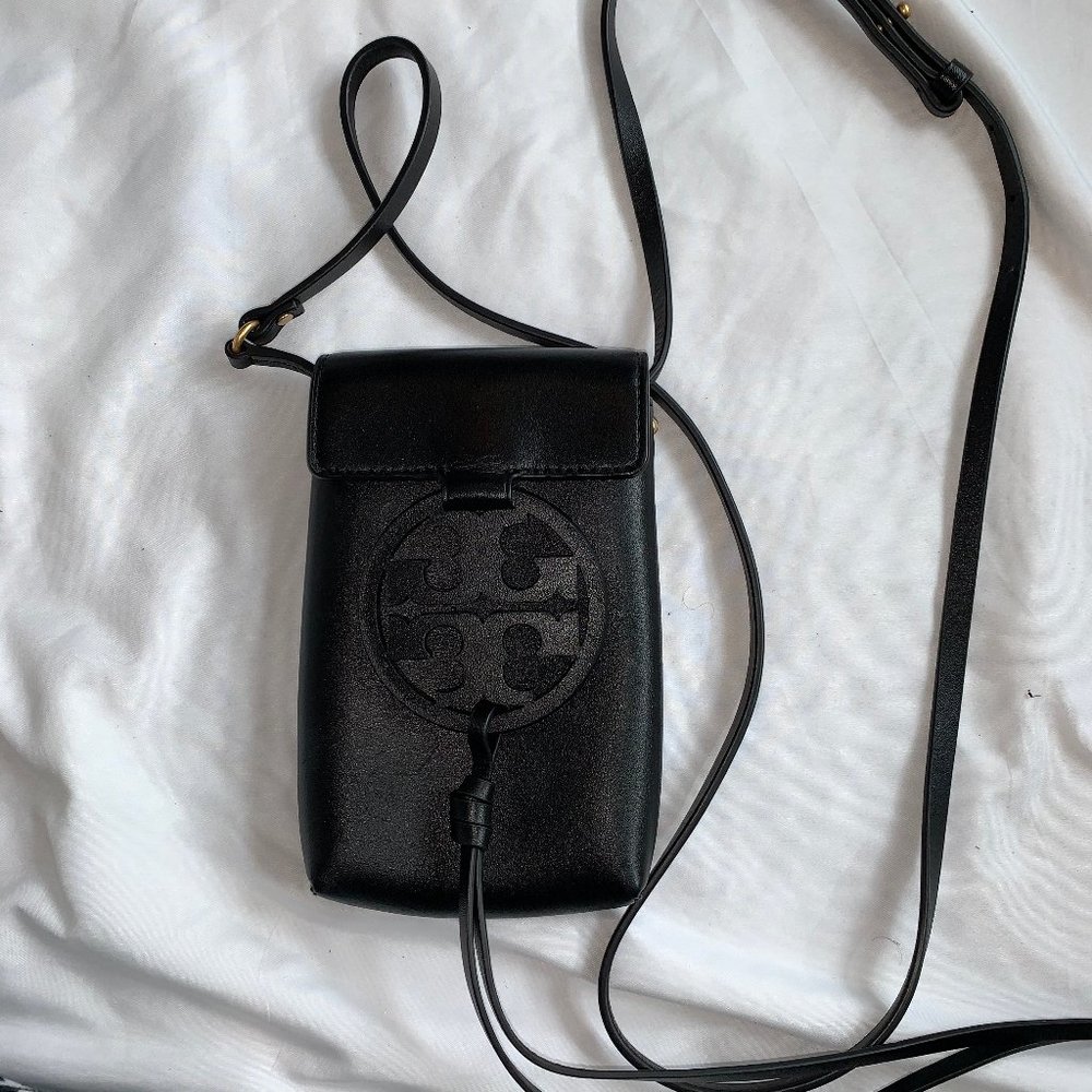 Tory Burch Leather Cell Phone Holder